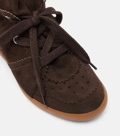 Isabel Marant Bobby suede wedge sneakers | Thumbnail 2