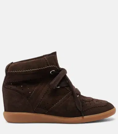 Isabel Marant Bobby suede wedge sneakers | Thumbnail 3