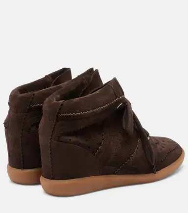 Isabel Marant Bobby suede wedge sneakers | Thumbnail 4