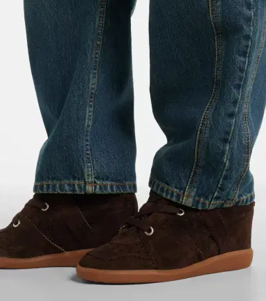 Isabel Marant Bobby suede wedge sneakers | Thumbnail 6