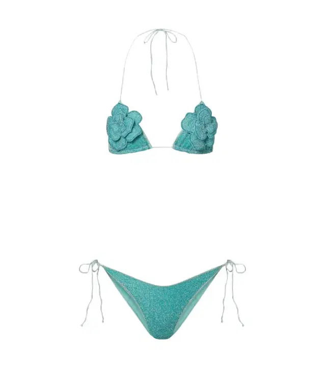 Oséree Lumière floral-appliqué bikini