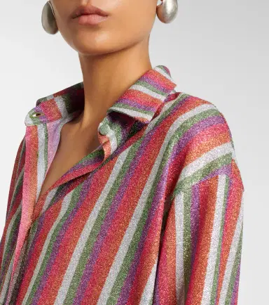 Oséree Oséree Lumière striped shirt | Thumbnail 4
