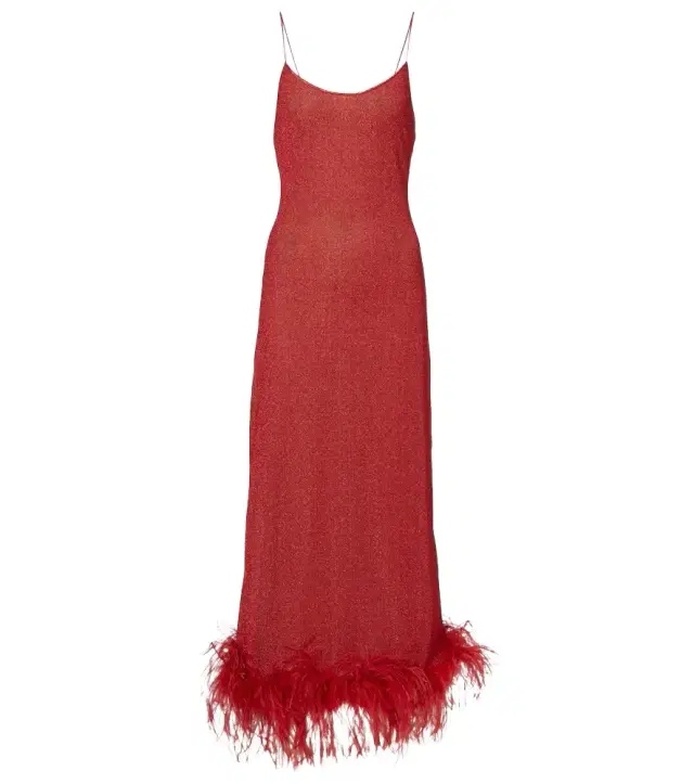 Oséree Lumière Plumage maxi dress Oséree Lumière Plumage maxi dress