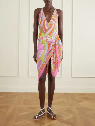 PUCCI Printed Cotton-voile Pareo | Thumbnail 2 PUCCI Printed Cotton-voile Pareo | Thumbnail 2