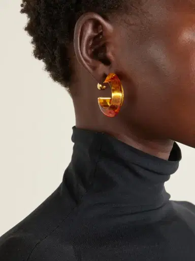 Alaïa Edge Gold-tone Earrings | Thumbnail 3 Alaïa Edge Gold-tone Earrings | Thumbnail 3