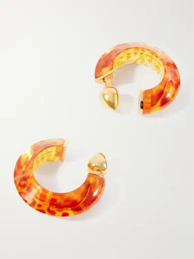 Alaïa Edge Gold-tone Earrings | Thumbnail 4 Alaïa Edge Gold-tone Earrings | Thumbnail 4