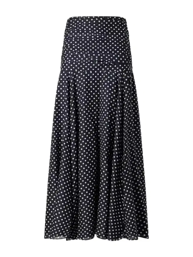 Senda Polka-dot Cotton-blend Maxi Skirt