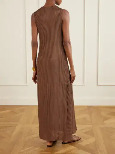 Veronica de Piante Gabby Ribbed Maxi Dress | Thumbnail 3