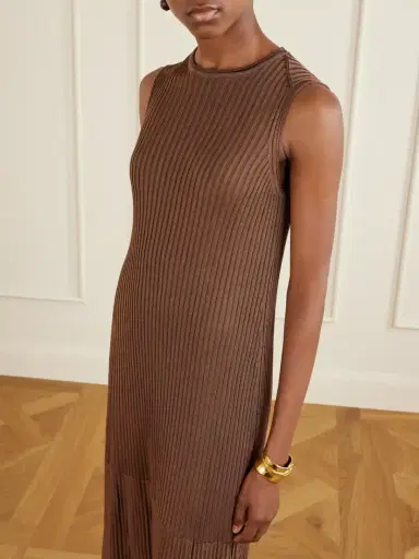 Veronica de Piante Gabby Ribbed Maxi Dress | Thumbnail 4