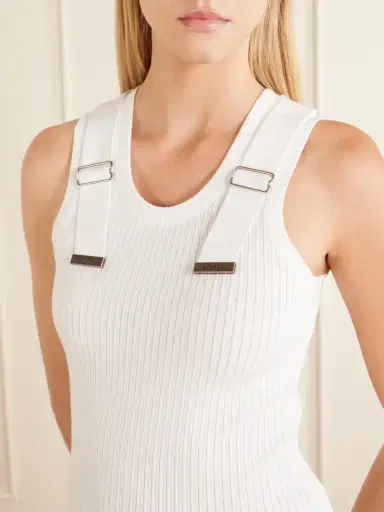 Loewe Appliquéd Ribbed Cotton-blend Tank | Thumbnail 5