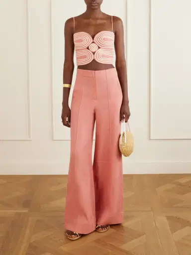 ANDRES OTALORA La Promesa Wide-leg Linen Pants | Thumbnail 2 ANDRES OTALORA La Promesa Wide-leg Linen Pants | Thumbnail 2