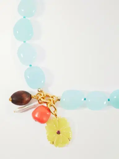 Lizzie Fortunato Cordoba Beaded Charm Necklace | Thumbnail 4