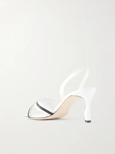 Manolo Blahnik Volusan 70 Ruffled Leather Sandals | Thumbnail 3 Manolo Blahnik Volusan 70 Ruffled Leather Sandals | Thumbnail 3