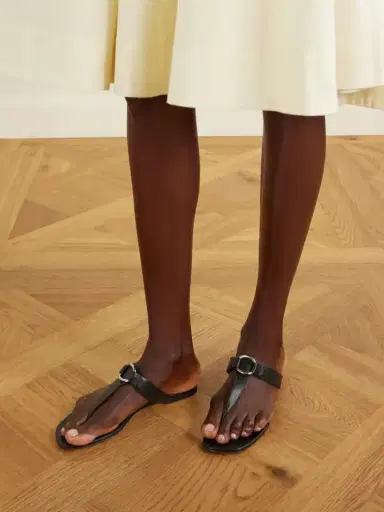 Manolo Blahnik Mionasan Embellished Leather Thong Sandals | Thumbnail 2 Manolo Blahnik Mionasan Embellished Leather Thong Sandals | Thumbnail 2