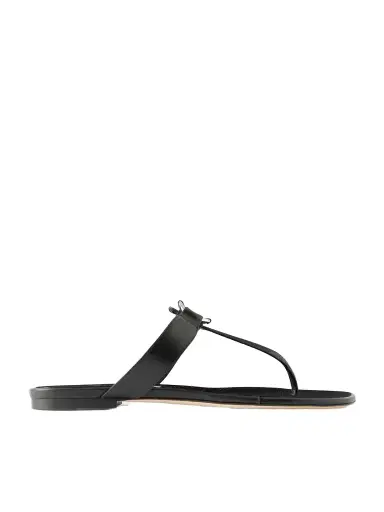 Manolo Blahnik Mionasan Embellished Leather Thong Sandals | Thumbnail 1 Manolo Blahnik Mionasan Embellished Leather Thong Sandals | Thumbnail 1