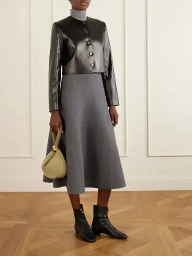 Brandon Maxwell The Ryder Leather Jacket | Thumbnail 2 Brandon Maxwell The Ryder Leather Jacket | Thumbnail 2