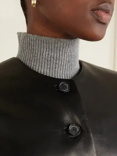 Brandon Maxwell The Ryder Leather Jacket | Thumbnail 4 Brandon Maxwell The Ryder Leather Jacket | Thumbnail 4