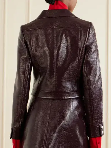 Courrèges Reedition Coated Cotton-blend Jacket | Thumbnail 3 Courrèges Reedition Coated Cotton-blend Jacket | Thumbnail 3