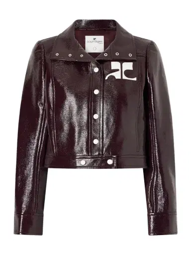Courrèges Reedition Coated Cotton-blend Jacket | Thumbnail 1 Courrèges Reedition Coated Cotton-blend Jacket | Thumbnail 1
