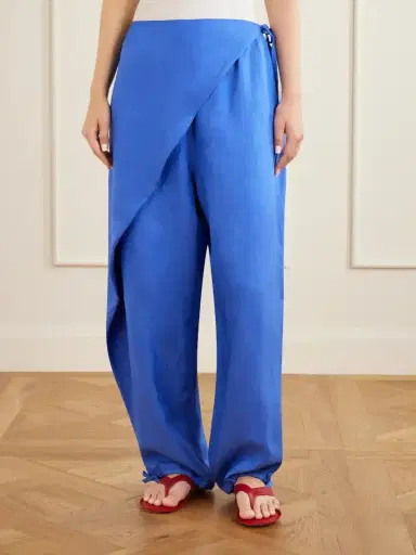 Polo Ralph Lauren Tie-detailed Woven Balloon Pants | Thumbnail 3 Polo Ralph Lauren Tie-detailed Woven Balloon Pants | Thumbnail 3
