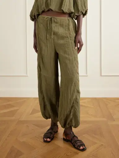 Simkhai Freya Tapered Crepon Parachute Pants | Thumbnail 3 Simkhai Freya Tapered Crepon Parachute Pants | Thumbnail 3