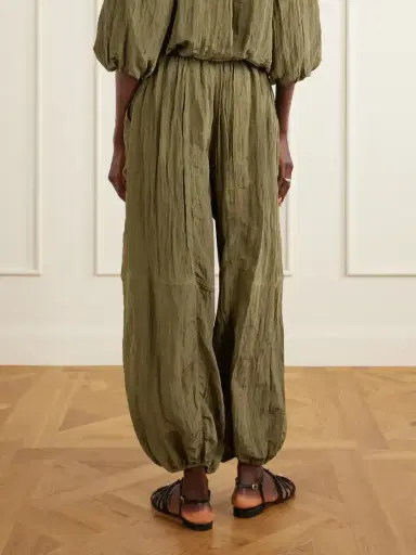 Simkhai Freya Tapered Crepon Parachute Pants | Thumbnail 4 Simkhai Freya Tapered Crepon Parachute Pants | Thumbnail 4