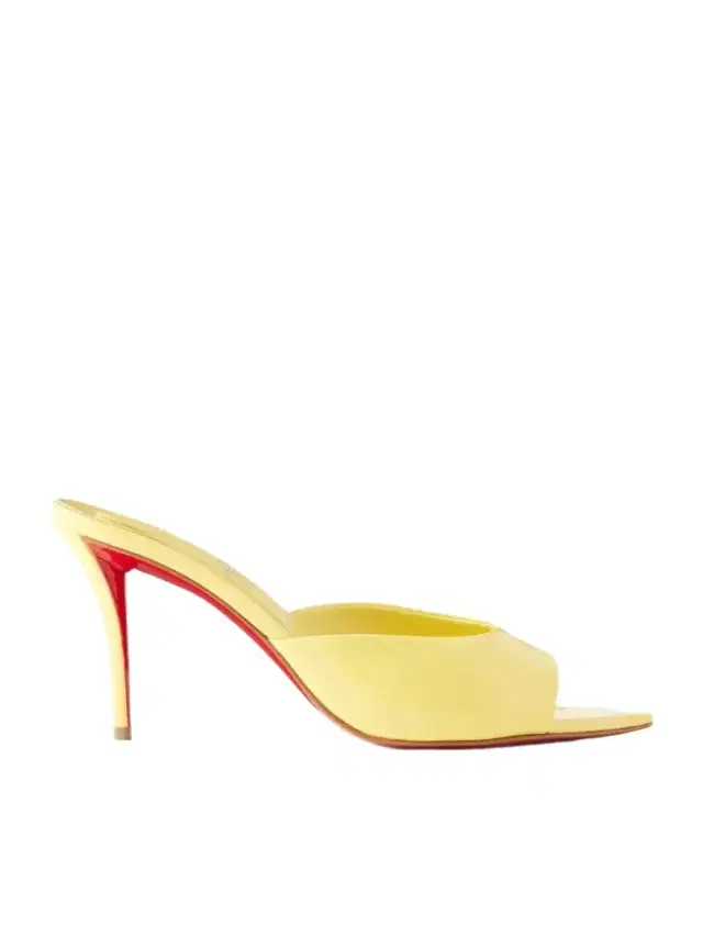 Christian Louboutin Miss Z 80 Leather Mules
