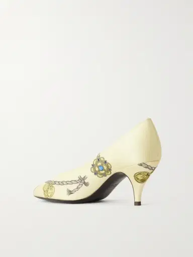 Versace Tina 65 Printed Satin Pumps | Thumbnail 3