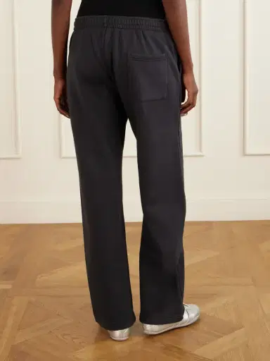 Sporty & Rich Logo-embroidered Cotton Wide-leg Pants | Thumbnail 4 Sporty & Rich Logo-embroidered Cotton Wide-leg Pants | Thumbnail 4