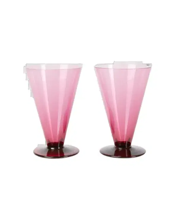 Emporio Sirenuse Small Coloured Stemmed Glass Set of 2