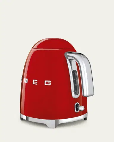 Smeg Retro Electric Kettle, Polished White | Thumbnail 5