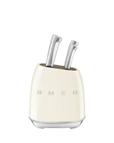 Smeg 7-Piece Knife Block Set, Pastel Blue | Thumbnail 1