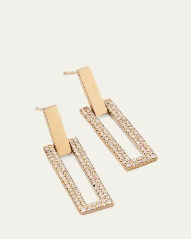 Lana 14K Gold Flawless Open Tag Earrings | Thumbnail 2