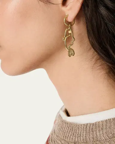 Bottega Veneta Fish Earrings | Thumbnail 2 Bottega Veneta Fish Earrings | Thumbnail 2
