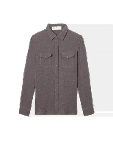 God’s True Cashmere Cashmere Two-Pocket Amethyst Button-Down Shirt | Thumbnail 2 God’s True Cashmere Cashmere Two-Pocket Amethyst Button-Down Shirt | Thumbnail 2