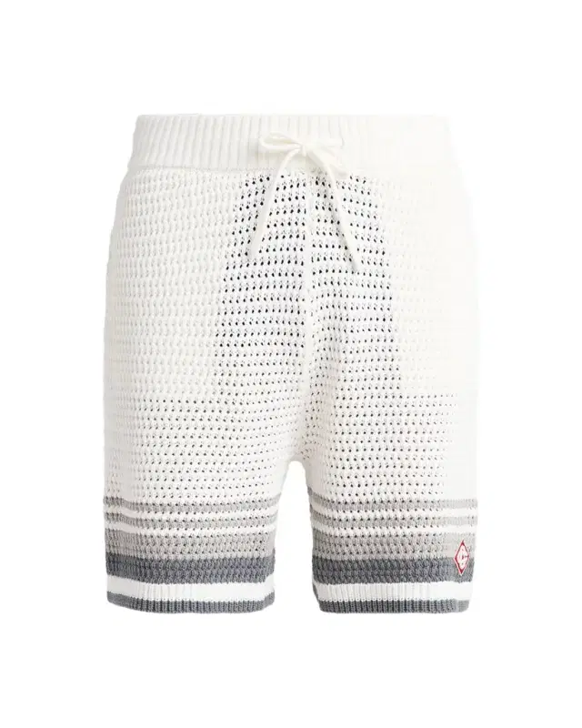 Casablanca Men's Drawstring Crochet Shorts