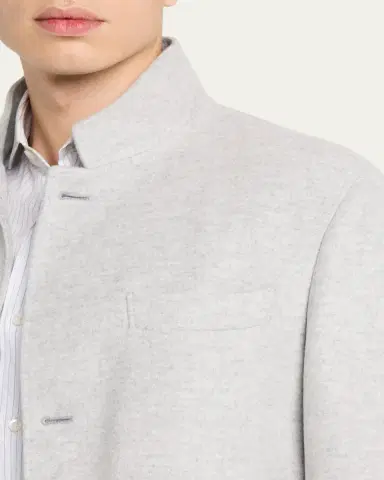 Brunello Cucinelli Men's Cashmere Blazer-Style Coat | Thumbnail 5 Brunello Cucinelli Men's Cashmere Blazer-Style Coat | Thumbnail 5