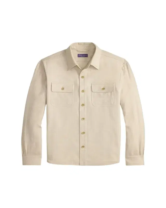 Men's Cashmere Chevron-Woven Overshirt
