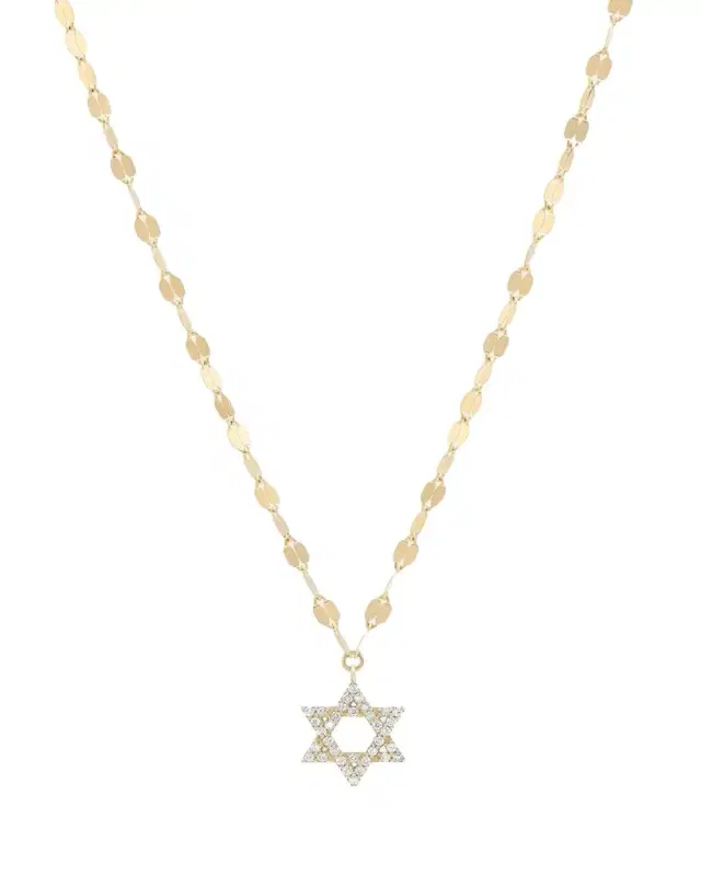 Lana Mini Star of David Diamond Necklace