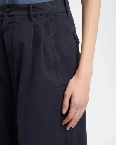 Jil Sander Pleated Cotton Wide-Leg Trousers | Thumbnail 5 Jil Sander Pleated Cotton Wide-Leg Trousers | Thumbnail 5