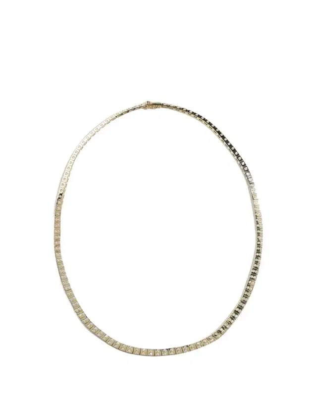 TYPE JEWELRY LEGGO Double Diamond Tennis Necklace