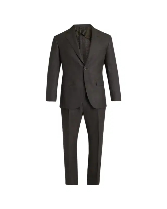 Brioni Men's Wool and Silk Sharkskin Two-Piece Suit
