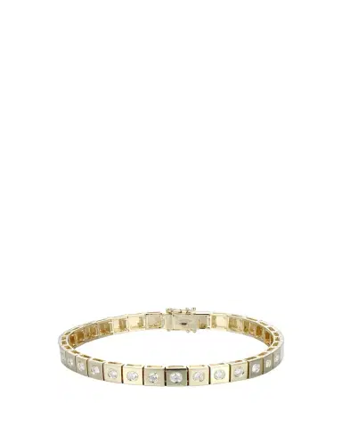 Type Jewelry 14K Yellow Gold l'Ego ID Diamond Tennis Bracelet | Thumbnail 1