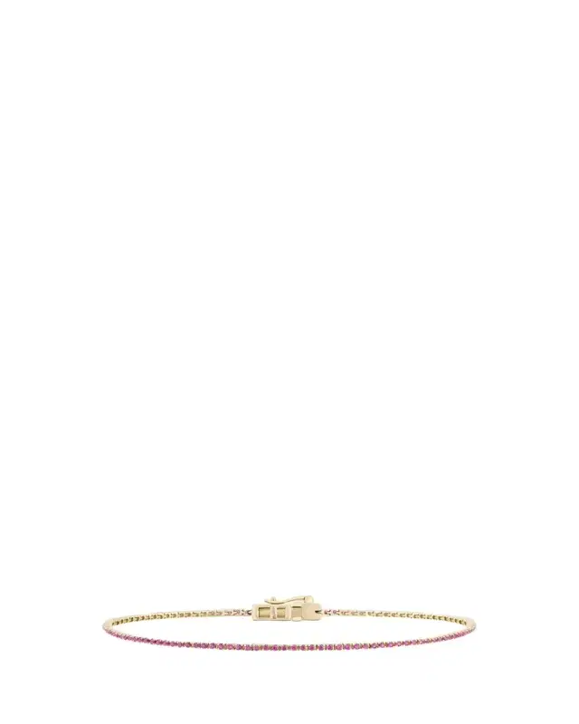 Lana Thin Pink Sapphire Tennis Bracelet