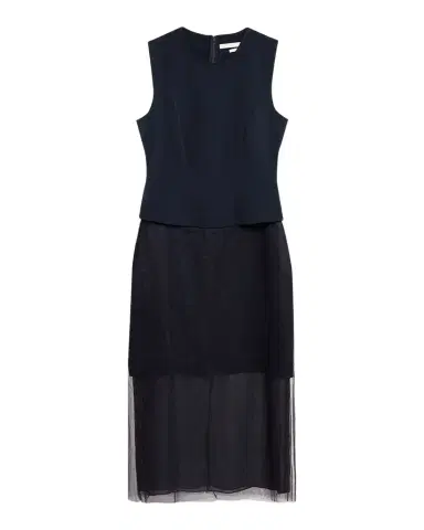 Jason Wu Collection Cady Layered Sleeveless Midi Cocktail Dress | Thumbnail 1 Jason Wu Collection Cady Layered Sleeveless Midi Cocktail Dress | Thumbnail 1