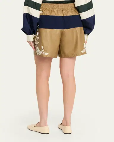 Sea Georgie Embroidered Pull-On Shorts | Thumbnail 3 Sea Georgie Embroidered Pull-On Shorts | Thumbnail 3
