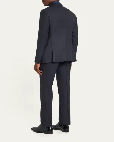Giorgio Armani Men's Tonal Check Single-Breasted Suit | Thumbnail 3 Giorgio Armani Men's Tonal Check Single-Breasted Suit | Thumbnail 3