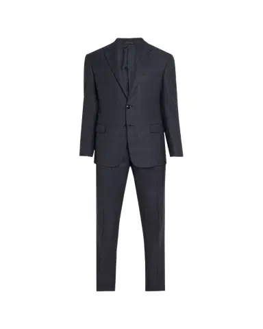 Giorgio Armani Men's Tonal Check Single-Breasted Suit | Thumbnail 1 Giorgio Armani Men's Tonal Check Single-Breasted Suit | Thumbnail 1