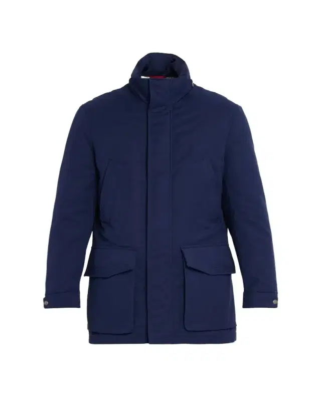 Brunello Cucinelli Men's Water-Resistant Flap-Pocket Field Jacket