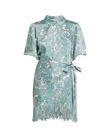 Cinq à Sept Hendrix Paisley Mini Shirtdress | Thumbnail 1 Cinq à Sept Hendrix Paisley Mini Shirtdress | Thumbnail 1